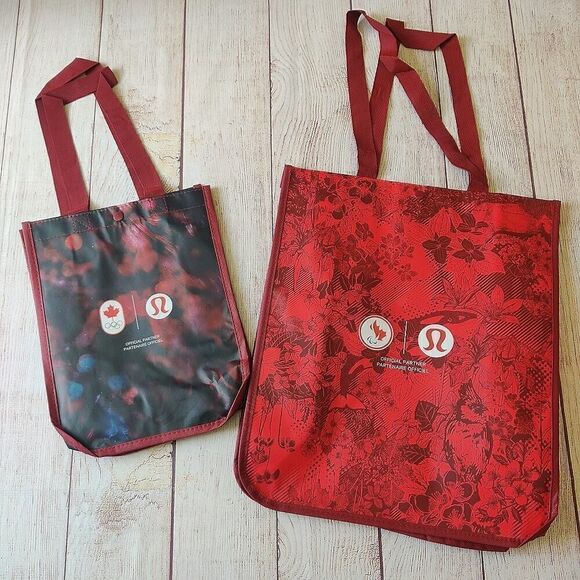 Lululemon limited edition 2024 Olympics reusable shopping bags - Picture 2 of 9